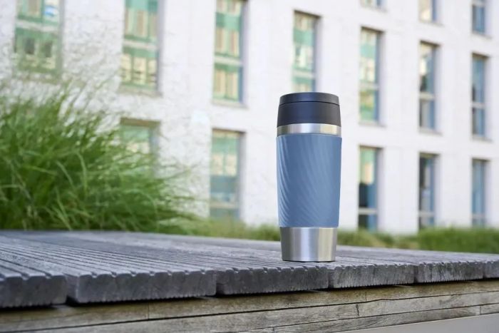 Термочашка Tefal Travel Mug Classic Twist, 360мл, нержавеющая сталь, болточный
