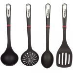 Набір кухонних аксесуарів Tefal Ingenio, 4шт, пластик, чорний
