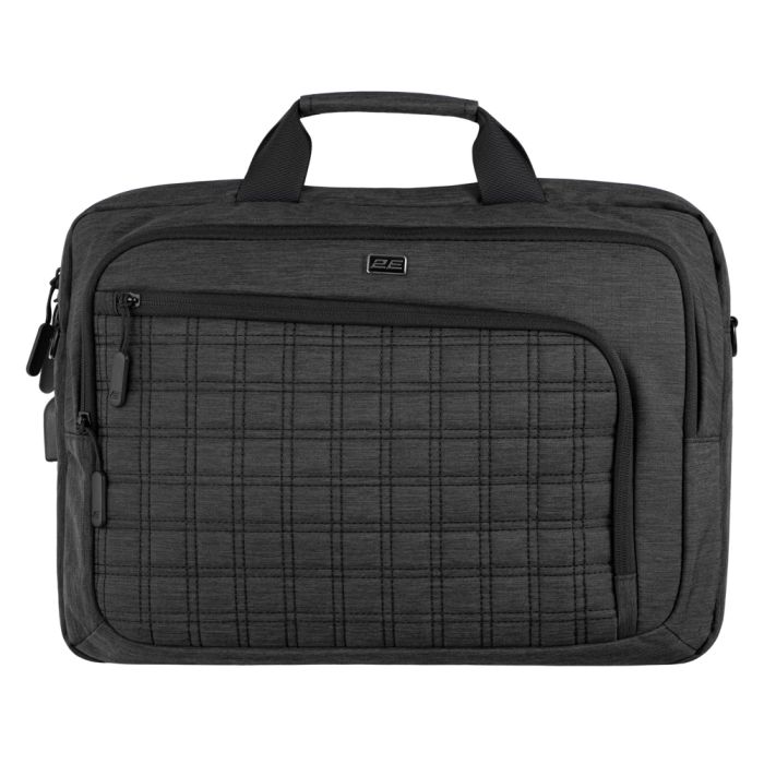 Сумка 2E, CrossSquares 16", чёрная
