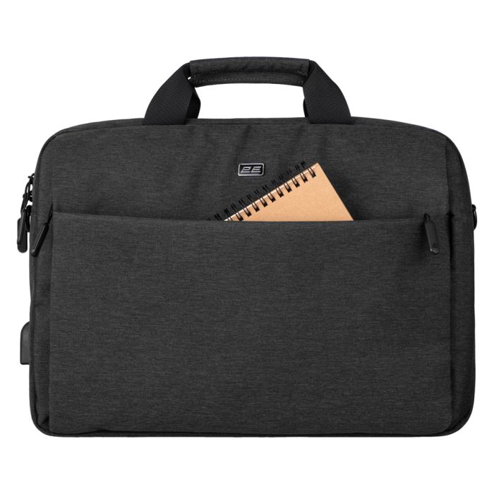 Сумка 2E, Melange 16", чёрная