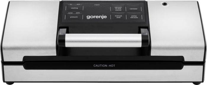 Вакуумный упаковщик GORENJE, электронное управление, 120 Вт., ф-ция запаивания и вакуумиров