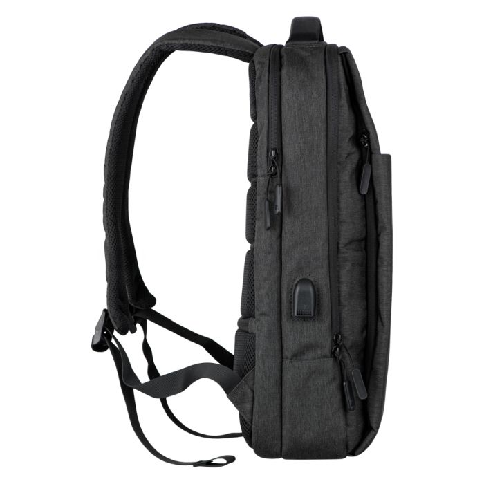 Рюкзак 2E, Melange 17", чорний