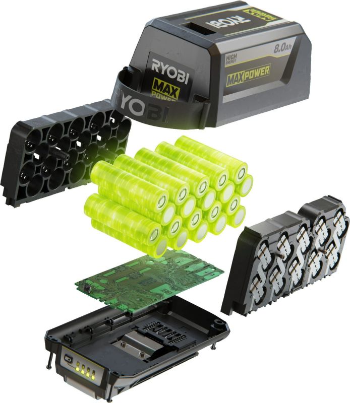 Аккумулятор Ryobi Max Power RY36B80B High Energy 36В 8А·ч 1.88кг