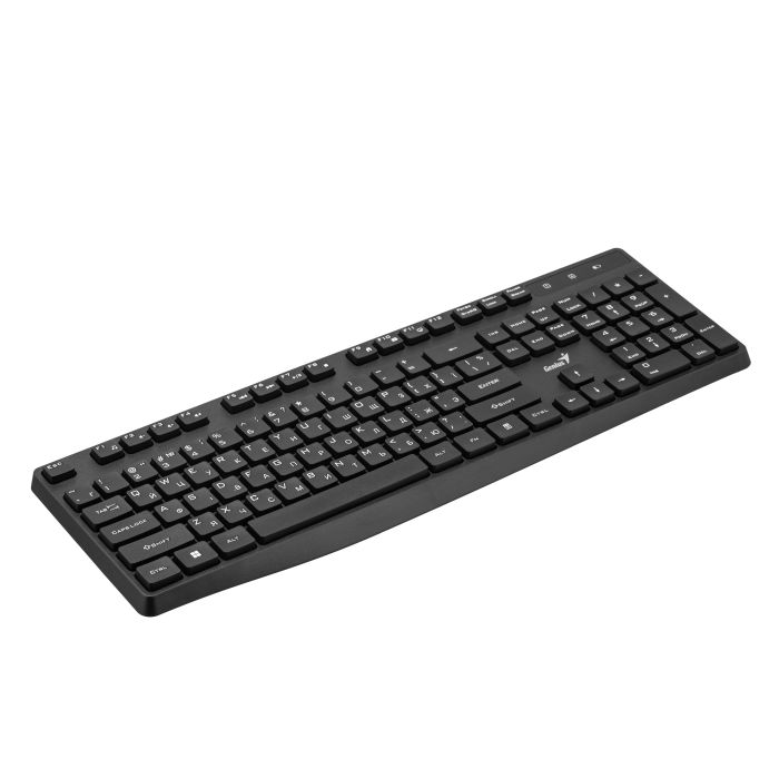 Клавиатура мембрана Genius KB-7200, 104key, WL, EN/UKR, черный