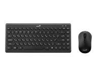 Комплект клавиатура и мышь Genius LuxeMate Q-8000, WL, EN/UKR, черный