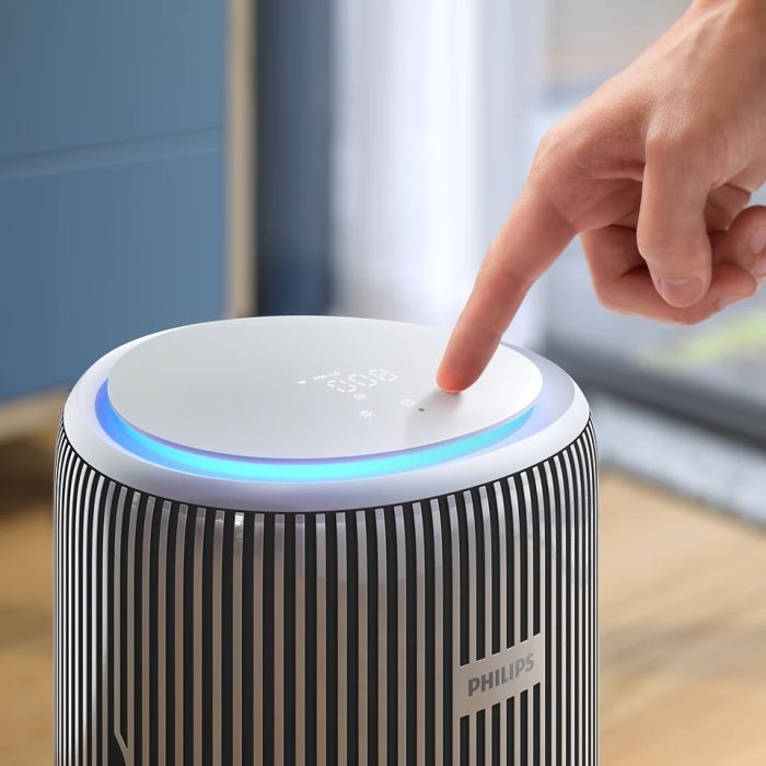 Очиститель - увлажнитель воздуха Philips с увл-нием  Series 3400, 78м2, 300м3/час, 3-х уровн. HEPA фильтр + угольн. Фильтр, Wi-Fi, 5 режимов, белый