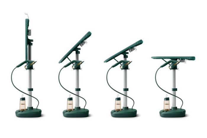 Гладильная система Philips Series 6000, 1800Вт, 1100мл, паровой удар -90гр, постоянный пар - 40гр, верт. Отпаривание+ доска, керам. подошва, темно зеленый