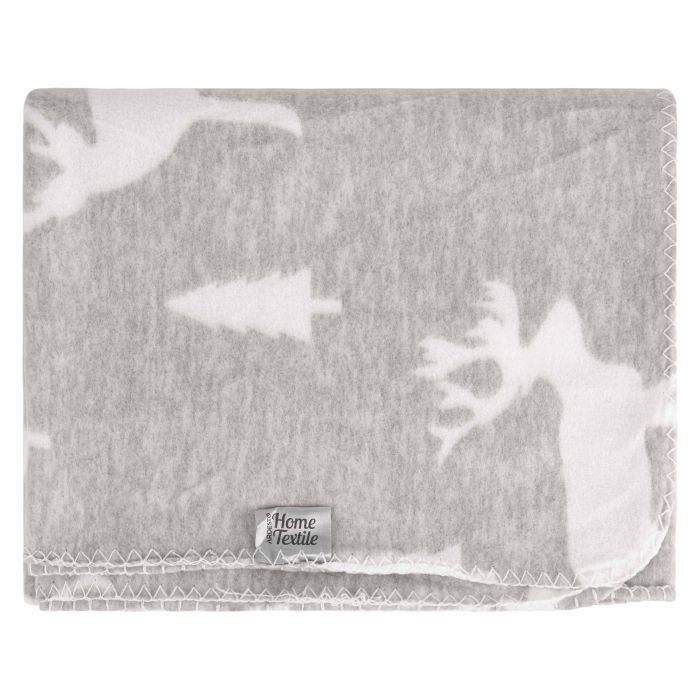 Плед Ardesto Christmas Fleece 130x160см, 100% поліестер, олені