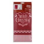 Набір рушничків для кухні Ardesto Christmas Happy Holidays 45х65см, 2шт,  90% поліестер, 10% бавовна, червоний, білий