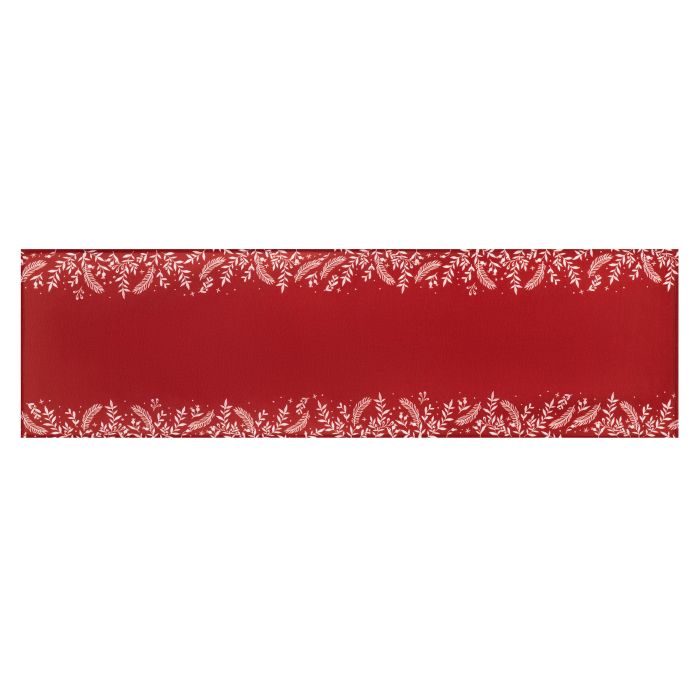 Ранер Ardesto Christmas Happy Holidays, 40х140см, 90% поліестер, 10% бавовна, червоний
