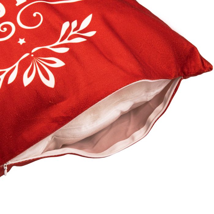 Подушка декор. Ardesto Christmas Happy Holidays 45х45см, 100% полиэстер, красный