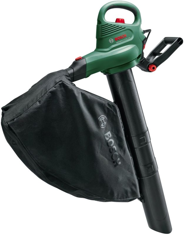 Пылесос-воздуходув садовый Bosch Universal GardenTidy 3000, 3000Вт, 285км/час, 576куб/час, мешок 50л, 3.4кг
