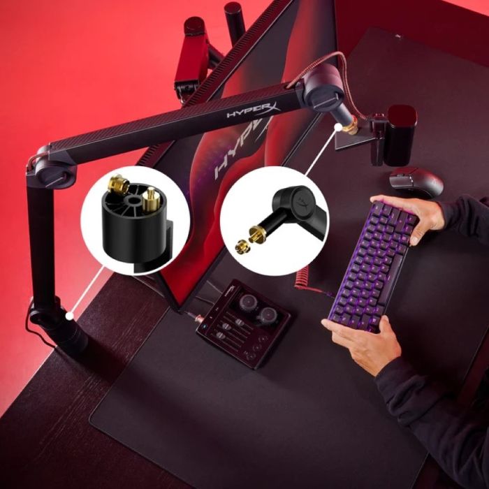 Держатель микрофона HyperX Caster Mic, черный