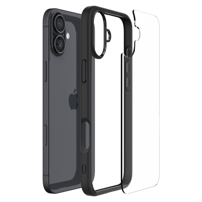 Чохол Spigen для iPhone 16, Ultra Hybrid, Matte Black