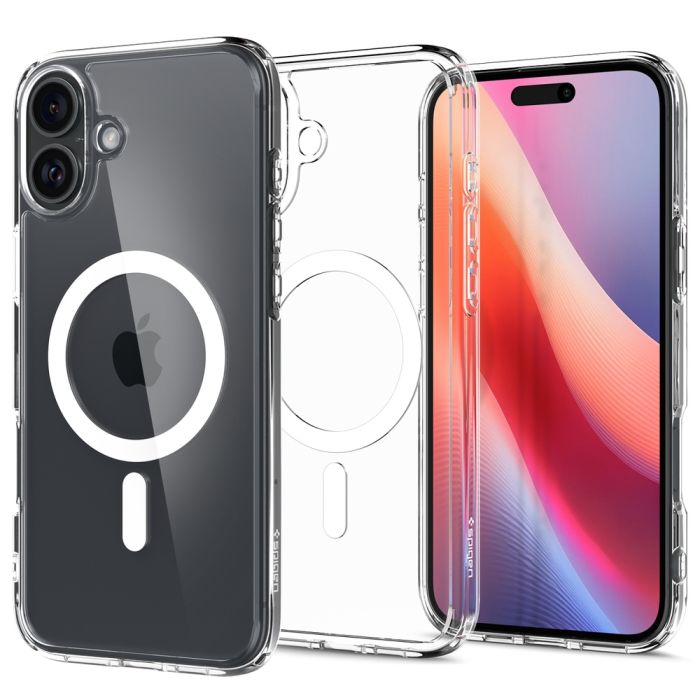 Чехол Spigen для iPhone 16, Ultra Hybrid MagFit, White