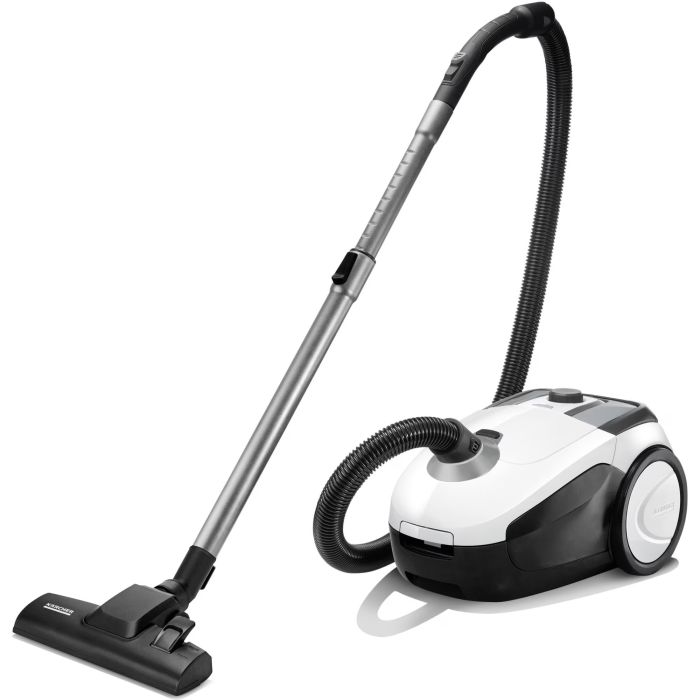 Пылесос Karcher мешковый VC 2.8, 700Вт, мешок-2л, НЕРА, белый