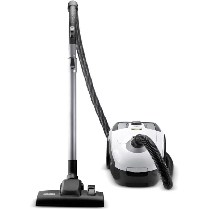 Пылесос Karcher мешковый VC 2.8, 700Вт, мешок-2л, НЕРА, белый