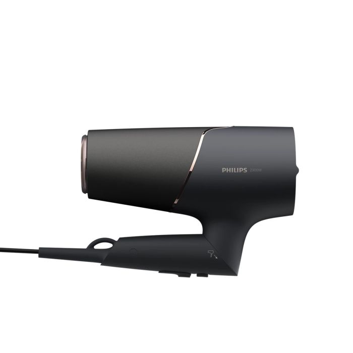 Фен Philips 5000 Series, 2300 Вт, режимов-3, дифузор, иониз-я, хол. обдув, черный