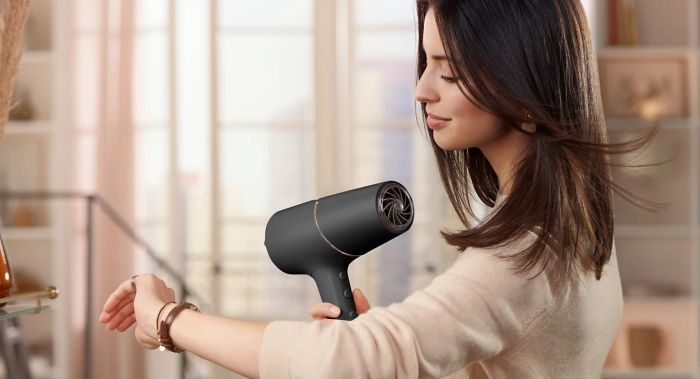 Фен Philips 5000 Series, 2300 Вт, режимов-3, дифузор, иониз-я, хол. обдув, черный