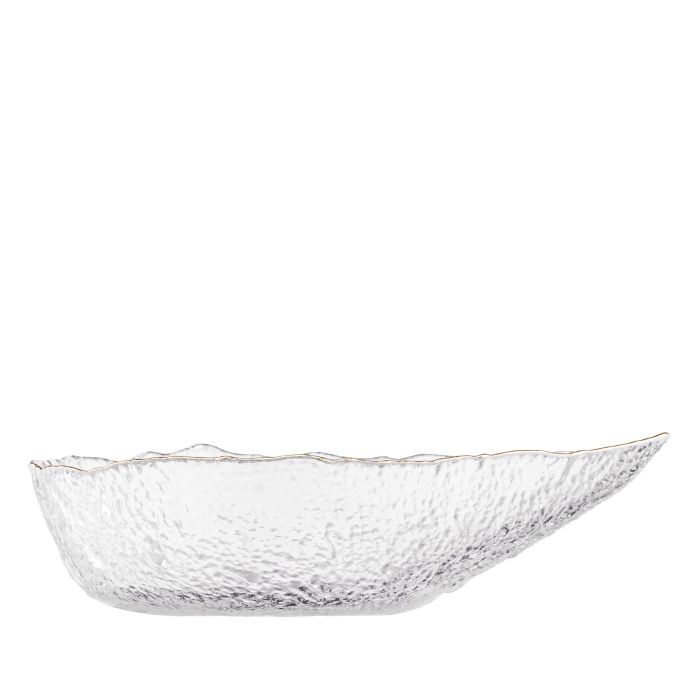 Салатник Ardesto Leaf, 21.5см, стекло, прозрачный