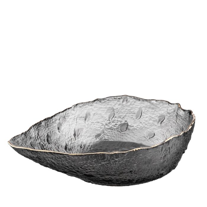 Салатник Ardesto Leaf, 17.5см, стекло, серый