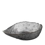 Салатник Ardesto Leaf, 21.5см, скло, сірий