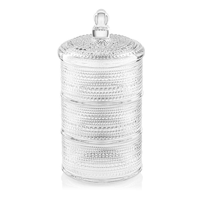 Конфетница Ardesto Verbena, 12.5см, стекло, прозрачный