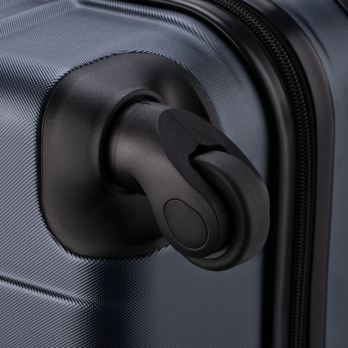 Валіза Wenger, Amplar, середня, пластик, 4 колеса, синя