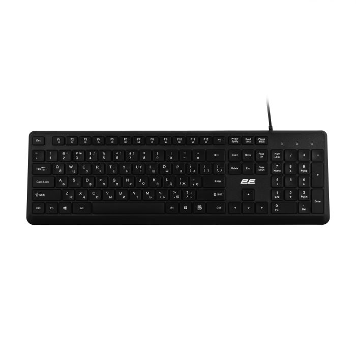 Комплект клавіатура та миша 2E MK405 USB-A, EN/UK, чорний