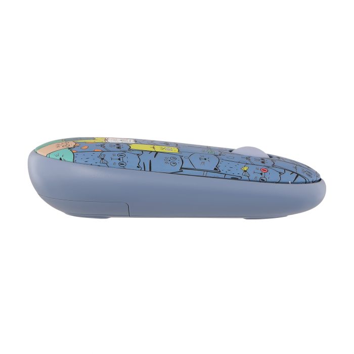 Мышь 2E MF300 PETS:CATS Silent WL BT, синий