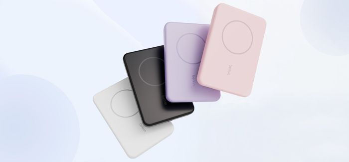 Акумулятор портативний літій-іонний Power Bank Belkin 5000мА·год, 7.5Вт, MagSafe, білий