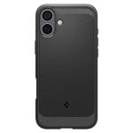Чохол Spigen для iPhone 16, Rugged Armor MagFit, Matte Black