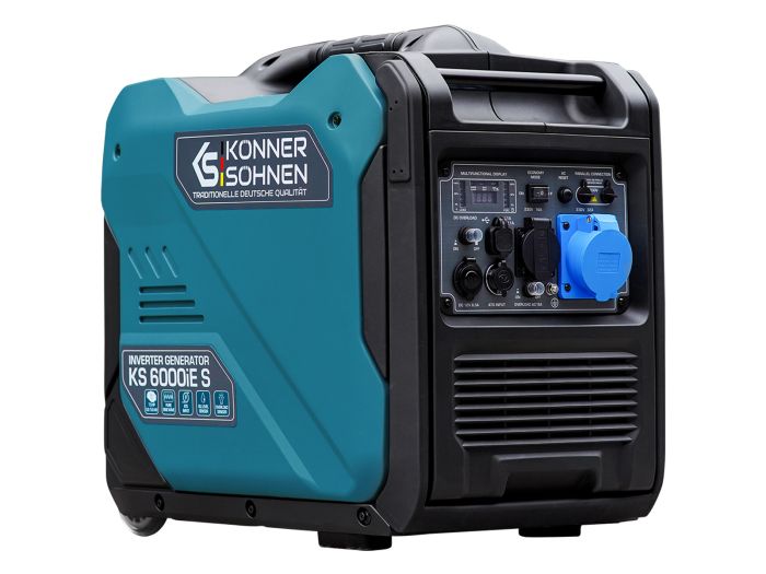 Генератор бензиновый Konner&Sohnen KS 6000iE S, 230В, 5.5кВт, электростартер, 39.5кг