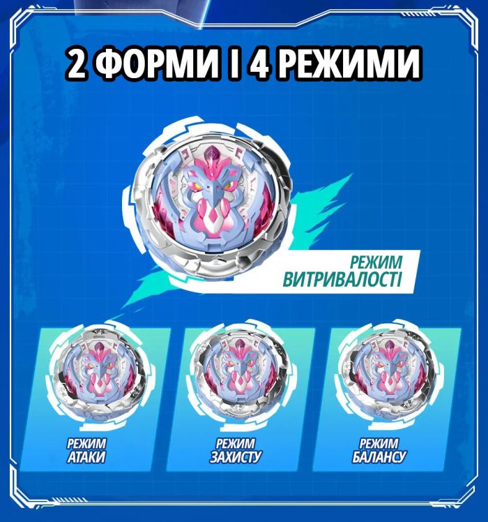 Волчок Infinity Nado VI Power Pack Золотой Воин Феникс (Gold Warrior Phoenix)