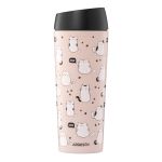Термокухоль Ardesto Coffee Time Cats 450мл, нержавіюча сталь, коричневий