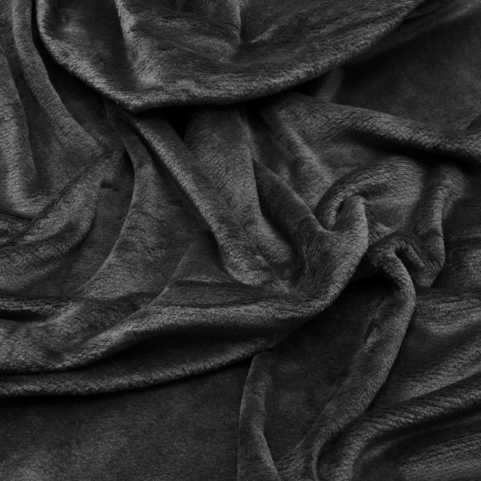 Плед Ardesto Flannel 200х220см, 100% полиэстер, чорный
