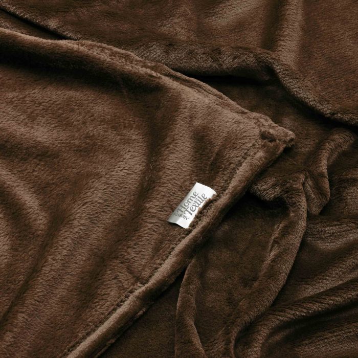 Плед Ardesto Flannel 160х200см, 100% поліестер, коричневий