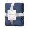 Плед Ardesto Flannel 160х200см, 100% поліестер, синій темний
