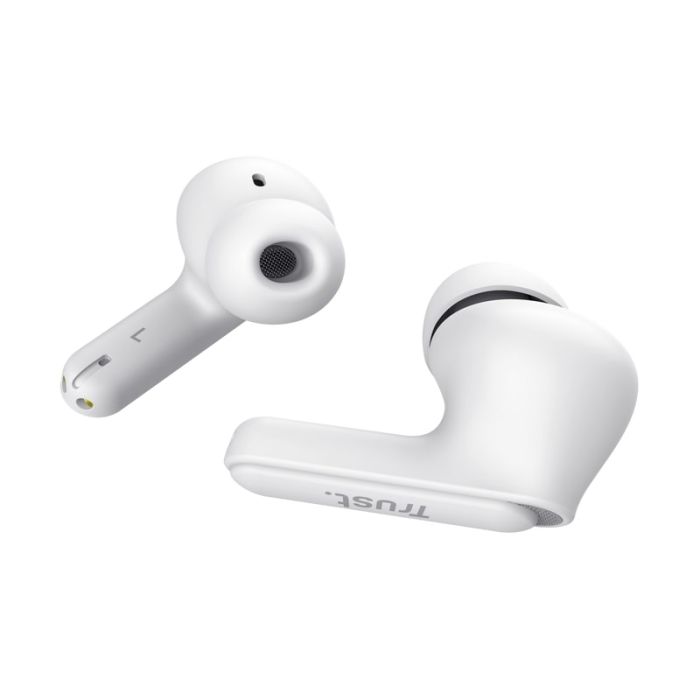 Навушники TWS Trust Yavi Earbuds BT 5.3, ENC, SBC, Mic, Білий