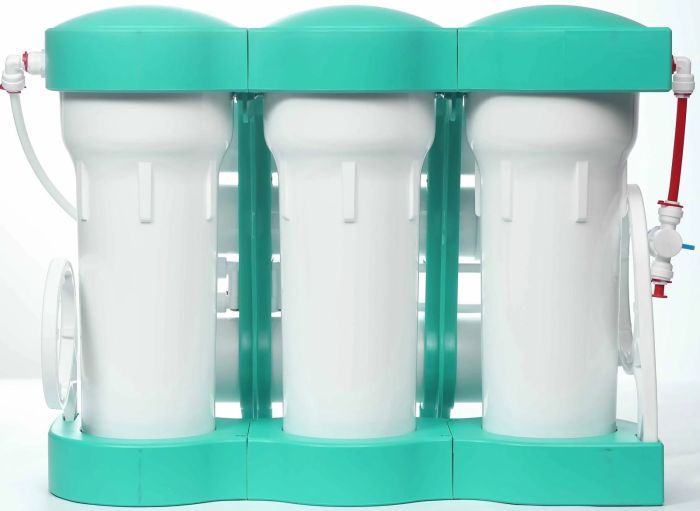 Фільтр зворотного осмосу Ecosoft P’URE AQUACALCIUM Mint, мембрана 75gpd DuPont, картридж AquaCalcium збагачує мінералами, дренаж 1:1