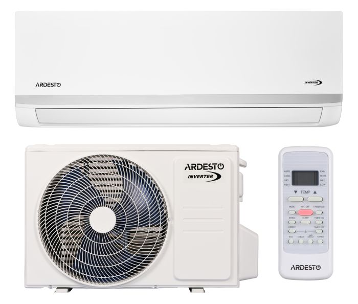 Кондиціонер Ardesto  70м2 інвертор 24000BTU 7.0кВт A++/A+ -20°С Wi-Fi R32 білий ARDESTO ACM-24ERP-R32-WF-AG-S