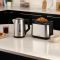 Тостер  Russell Hobbs Heaton, нержав., підігрів,разморозка, чорний+нерж