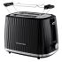 Тостер  Russell Hobbs Eden 800Вт, пластик, подогрев,разморозка, чорный