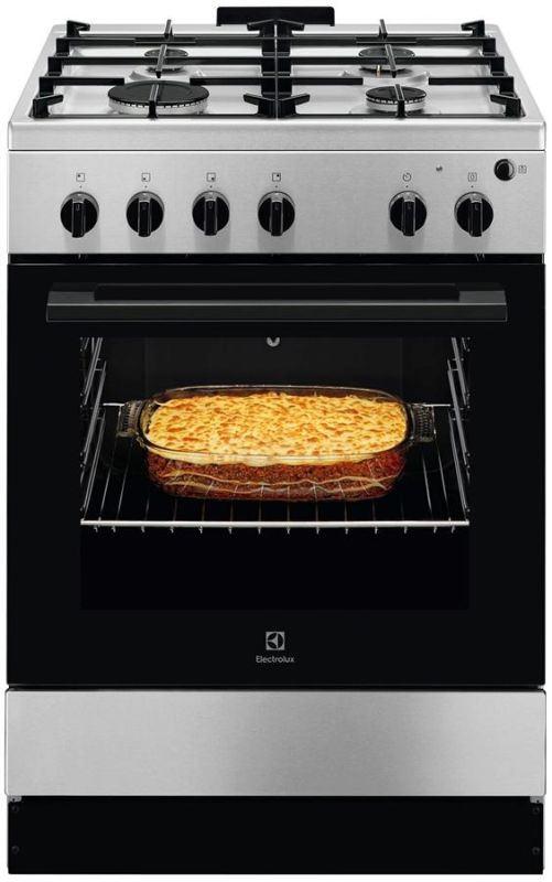 Плита Electrolux газова, 59л, 60x60см, нерж