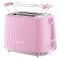 Тостер  Russell Hobbs Eden 800Вт, пластик, подогрев,разморозка, малиновый