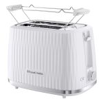 Тостер  Russell Hobbs Eden 800Вт, пластик, підігрів,разморозка, білий
