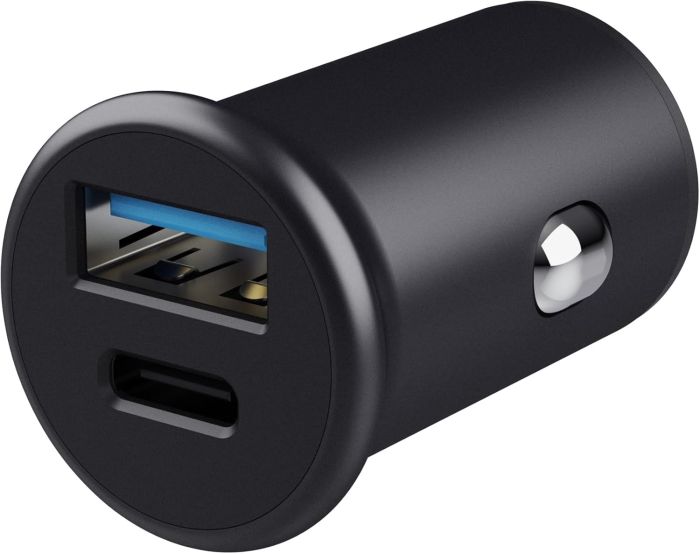 Автомобильное зарядное устройство Trust 38Вт USB-A/USB-C PD, QC, черный