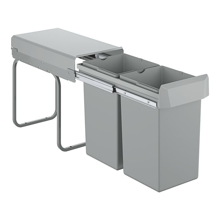 Система контейнеров Grohe для сортировки мусора, серый