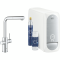 Смеситель  для кухни  Grohe Blue Home,  дл.излива - 223мм,  поворотный, вытяжной,  1 рычаг + сенсор,  хром