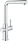 Смеситель  для кухни  Grohe Blue Home,  дл.излива - 223мм,  поворотный, вытяжной,  1 рычаг + сенсор,  хром
